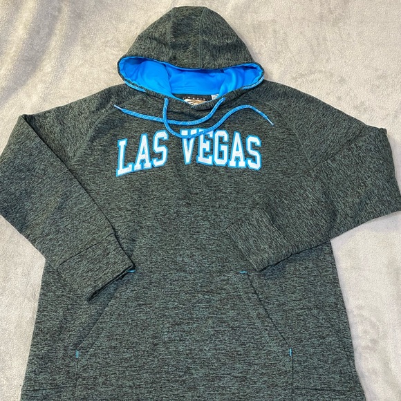 Coconut Creek Trading Co Women’s XL Gray & Blue Las Vegas Hoodie - Picture 1 of 11